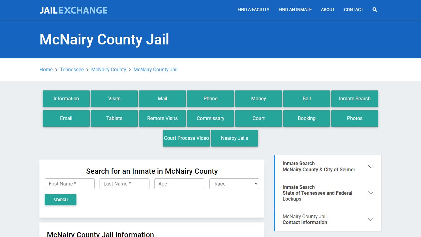 McNairy County Jail Roster Lookup, TN, Inmate Search