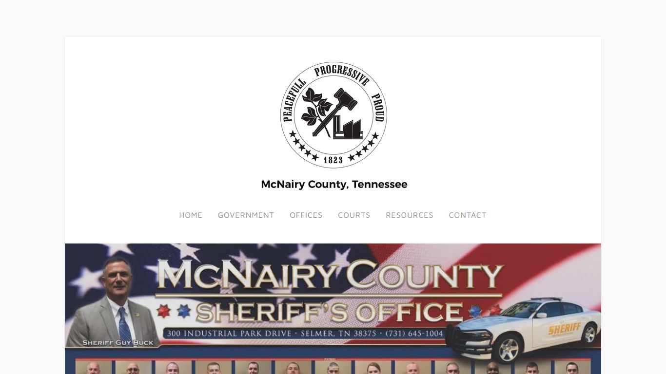 Sheriff's Office - McNairy County, Tennessee
